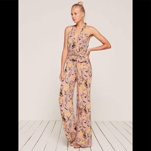 NWOT Reformation Lenore Tropical Jumpsuit Sz 6